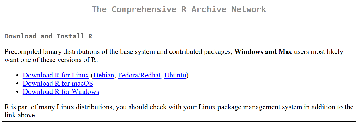 Ini adalah halaman awal RProject 